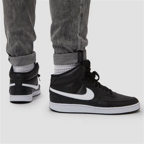 nike court vision mid sneakers zwart/wit heren|Nike Court Vision Mid Next Nature Herenschoenen.